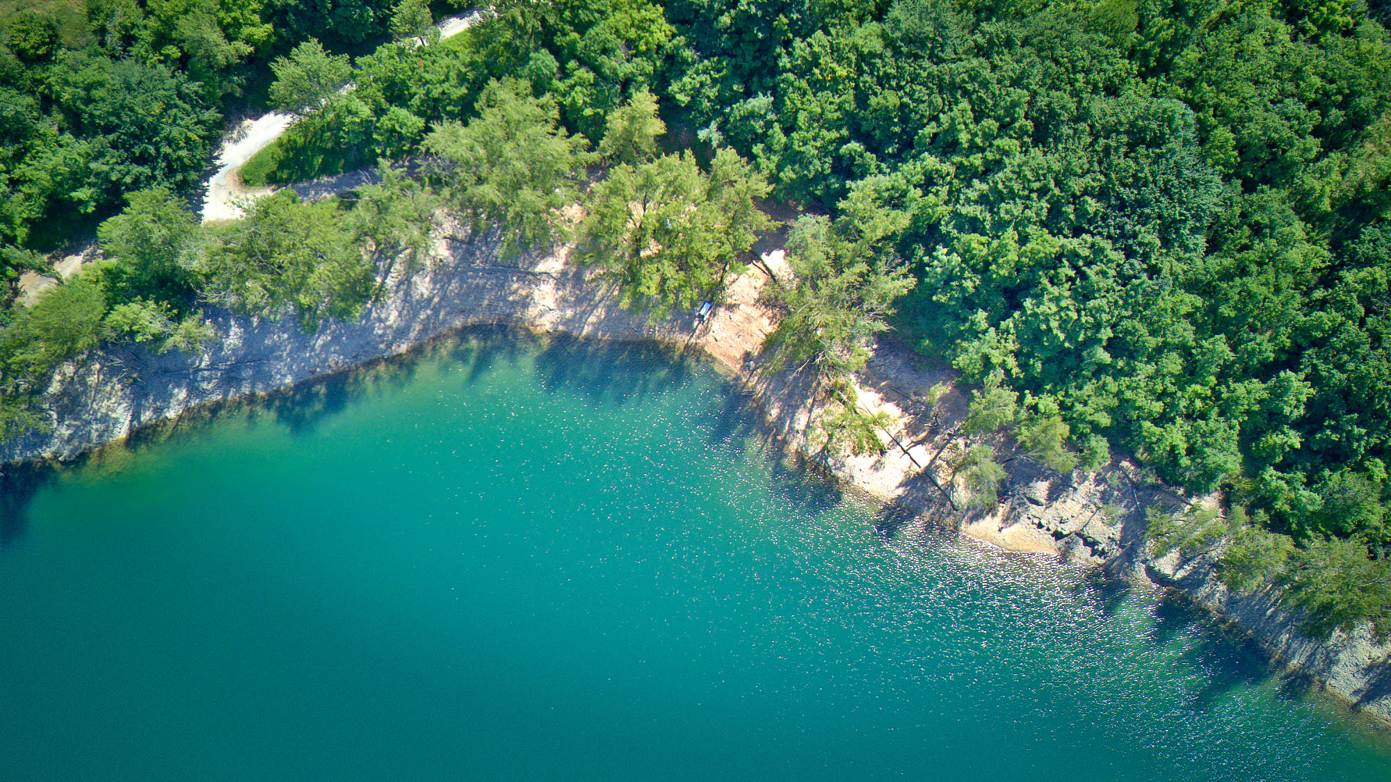 Lac des monts d'Orb à Avène